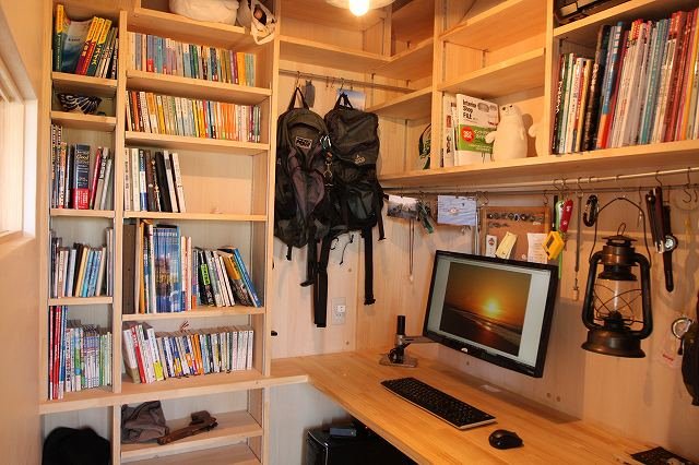 1.5畳の小さな小さな書斎：我が家の団地リノベーション11